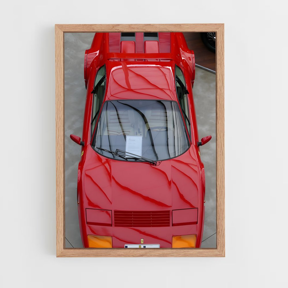Poster Passion Rouge 512 Esprit vibrant – affiche Ferrari (vue 4)